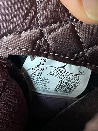 Jordan 3 retro x A Ma Maniére EU45,5/47