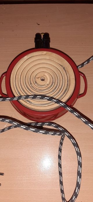 Fornello elettrico a resistenza antico .