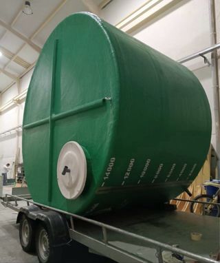 Tanque de poliester 10.000l (2.45*2.45)1.000€