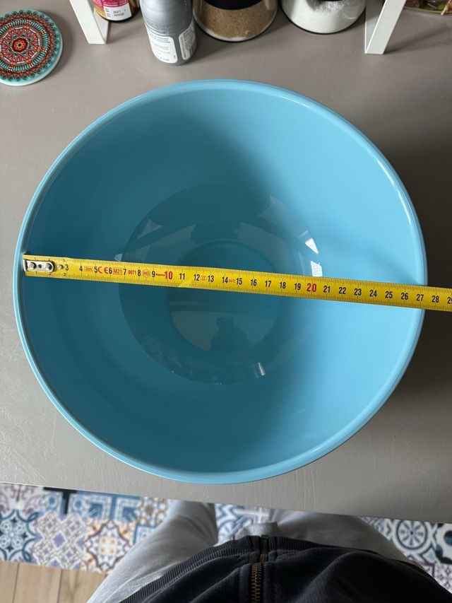 Ciotola/Insalatiera azzurra grande