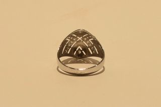 SORTIJA DE ORO BLANCO 18K/3.5Gr