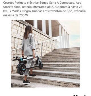 Patinete electrico nuevo cecotec BONGO 