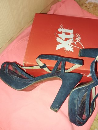 Zapatos fiesta tacón 38