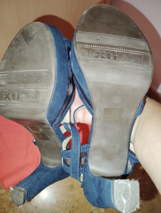 Zapatos fiesta tacón 38