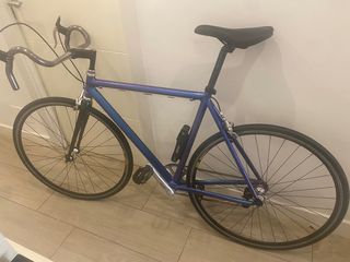 Bici, fixie, paseo, carretera