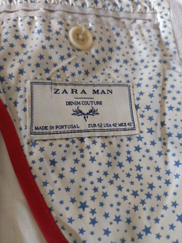 Traje de hombre Zara