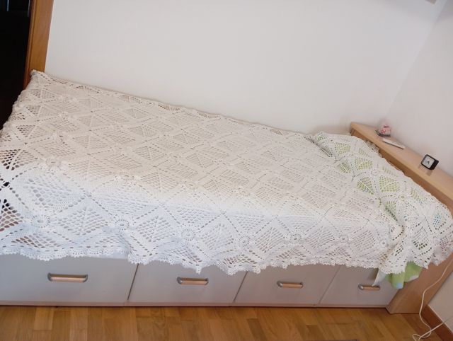 Colcha hecha dé ganchillo