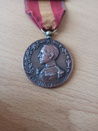 Medalla condecoración España y África