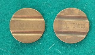 Fichas telefónicas + Antiguo botón