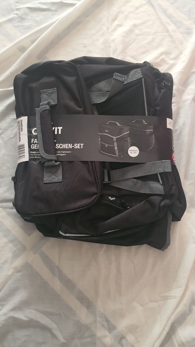 Alforjas bici Crivit 19 l. Sin abrir