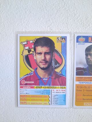 Cartas de Futbol Pep Guardiola