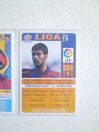 Cartas de Futbol Pep Guardiola