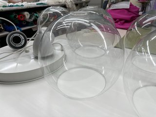Lamparas esferas de cristal