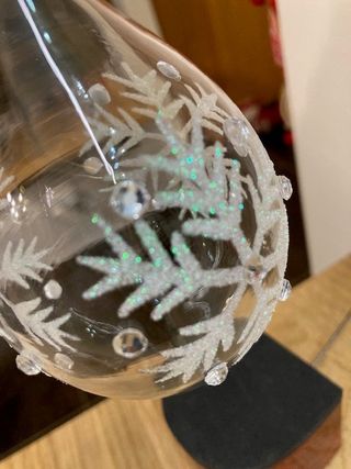 6 palline in vetro per Albero di Natale