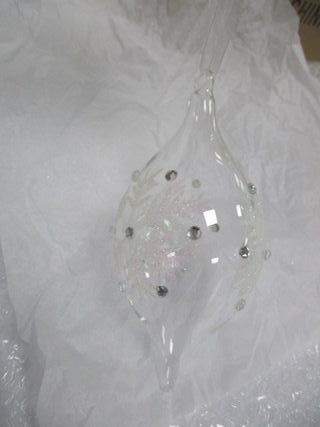 6 palline in vetro per Albero di Natale