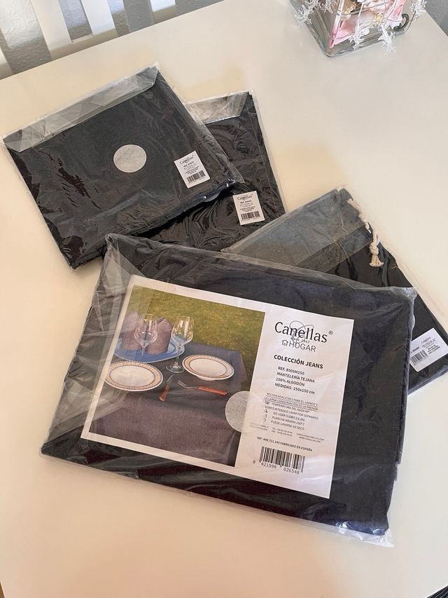 Mantel+servilletas+bolsa de pan SIN ESTRENAR