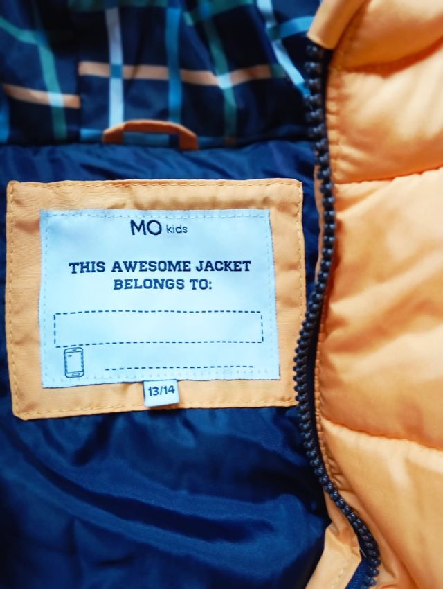 Cazadora niño talla 13/14