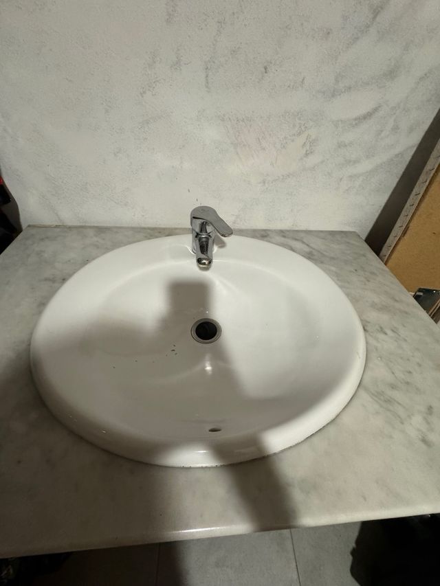 Lavabo baño rustico 