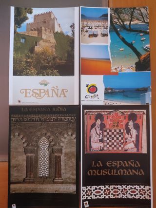 Juego de postales de España