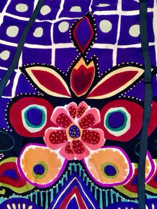 Falda morada estilo Max Mara T 42-44