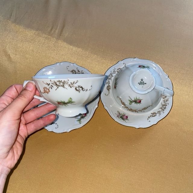 Set 2 tazzine da tè di Z&Co Tirschenreuth Bavaria