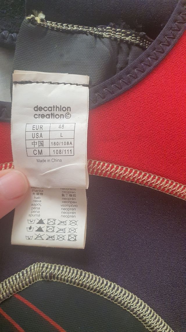 Neopreno corto Triboard. Nuevo sin usar