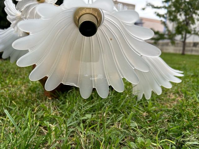 Lampadario chic vintage bagno oro