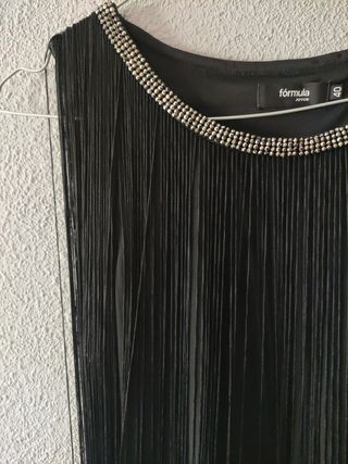 Vestido flecos charlestone 