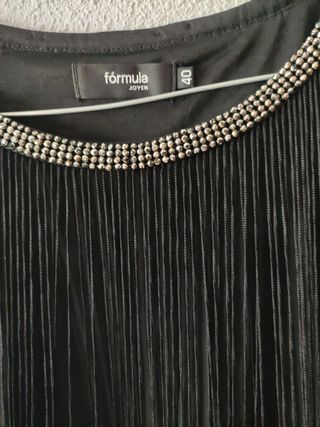 Vestido flecos charlestone 