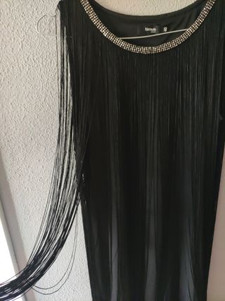 Vestido flecos charlestone 