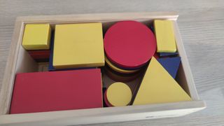 Pack piezas madera niños 48pcs