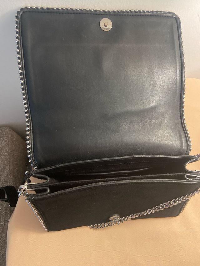 Bolso de piel negro 