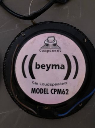 Kit audio BEYMA RF693 +CPM63 +Tweeter +Filtos