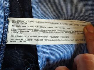 Traje caballero lino