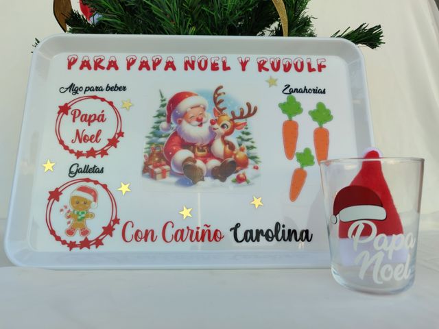 Bandeja papá noel