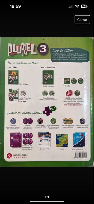 Libro Francés. 3º ESO
