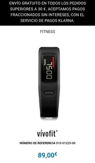 Garmin VIVOFIT pulsera actividad