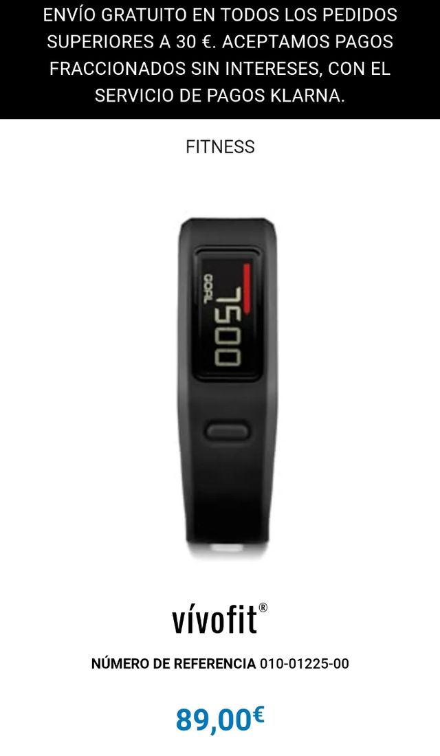 Garmin VIVOFIT pulsera actividad