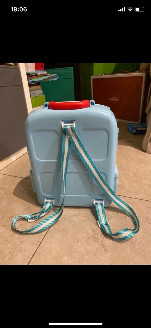 Gioco toelettatura cane a zainetto