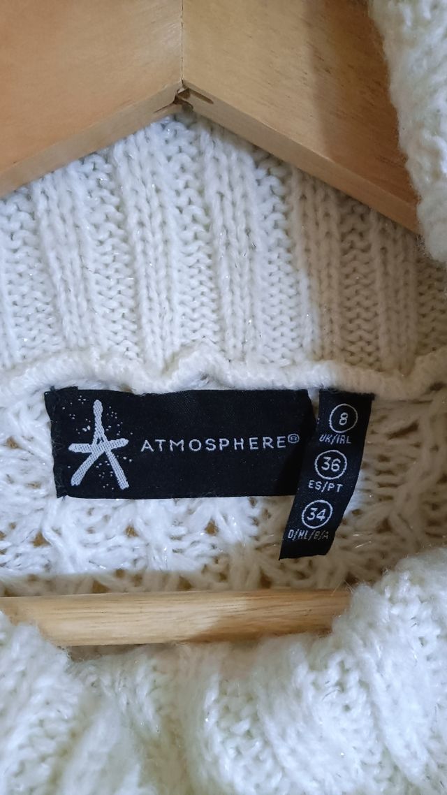 Jersey de punto cuello vuelto