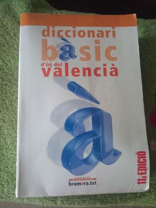 Diccionari de Valenciá