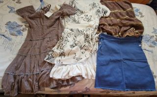 2 Vestidos y 2 faldas M