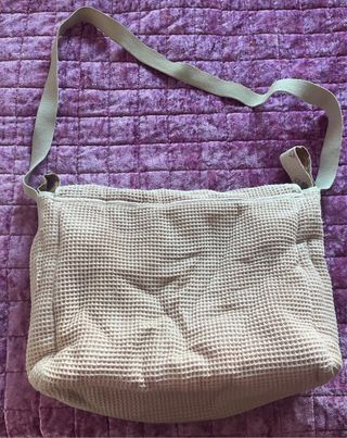 Bolso carrito bebé niña rosa claro algodón