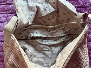 Bolso carrito bebé niña rosa claro algodón