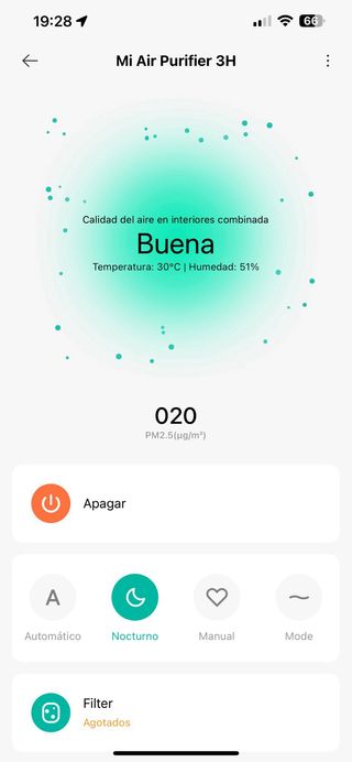 Purificador aire Xiaomi (Mi air purifier 3H)