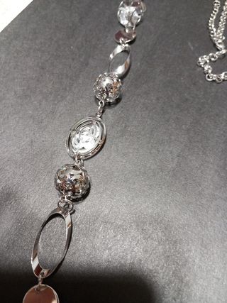 Collana donna lunga metallo