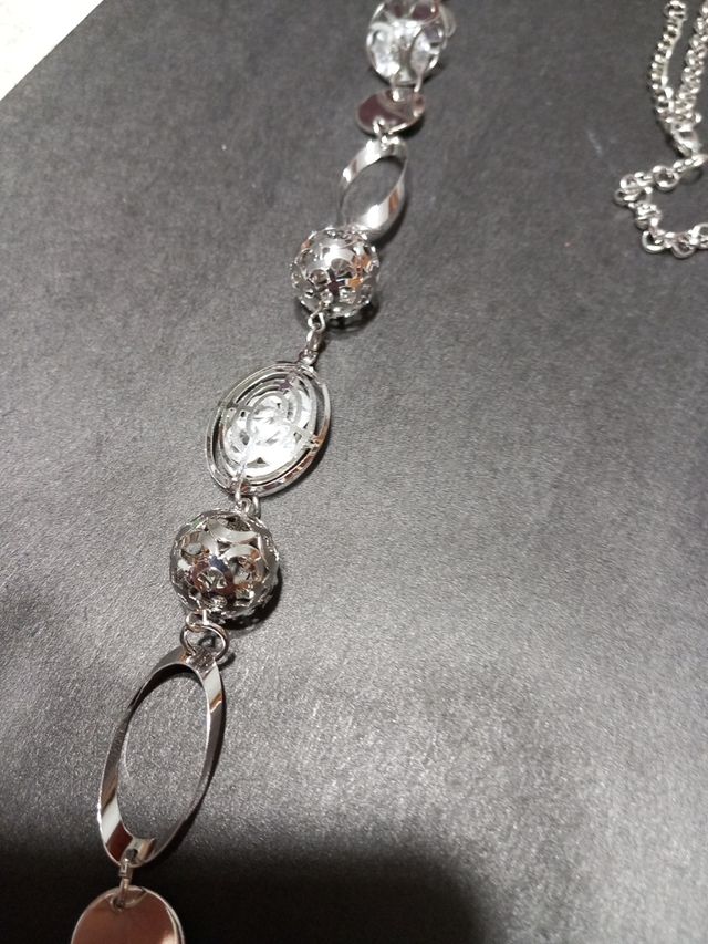 Collana donna lunga metallo