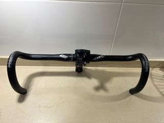 Manillar y potencia (Al) bici carretera