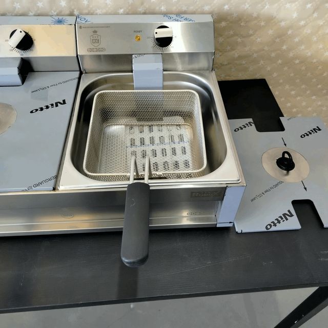 🍺​CO⌹  Freidora IND Eléctrica 8+8 Lts