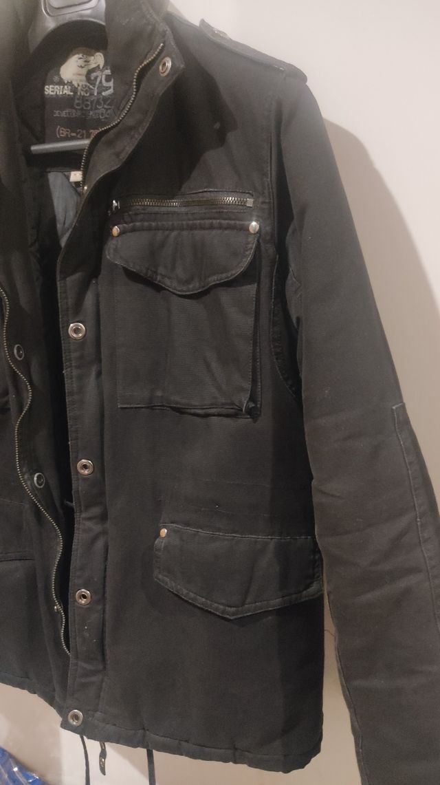 Abrigo sport hombre color negro talla M